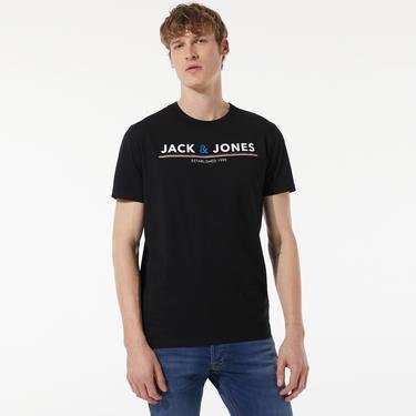  Jack & Jones Jacmont Erkek Siyah T-Shirt