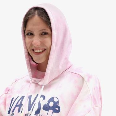  Vans Mascy Daze Tri-Dye Kadın Pembe Sweatshirt