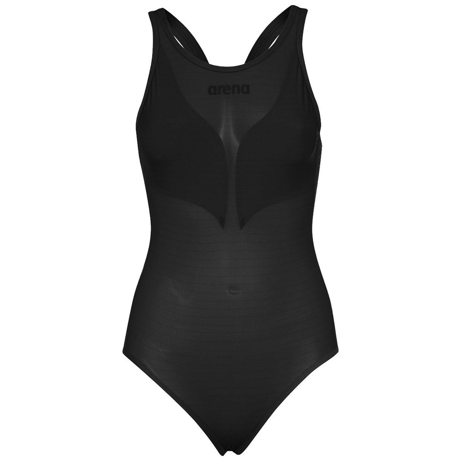 W Powerskin Carbon Duo Top Kadın Siyah Yüzücü Yarış Mayosu 00275750