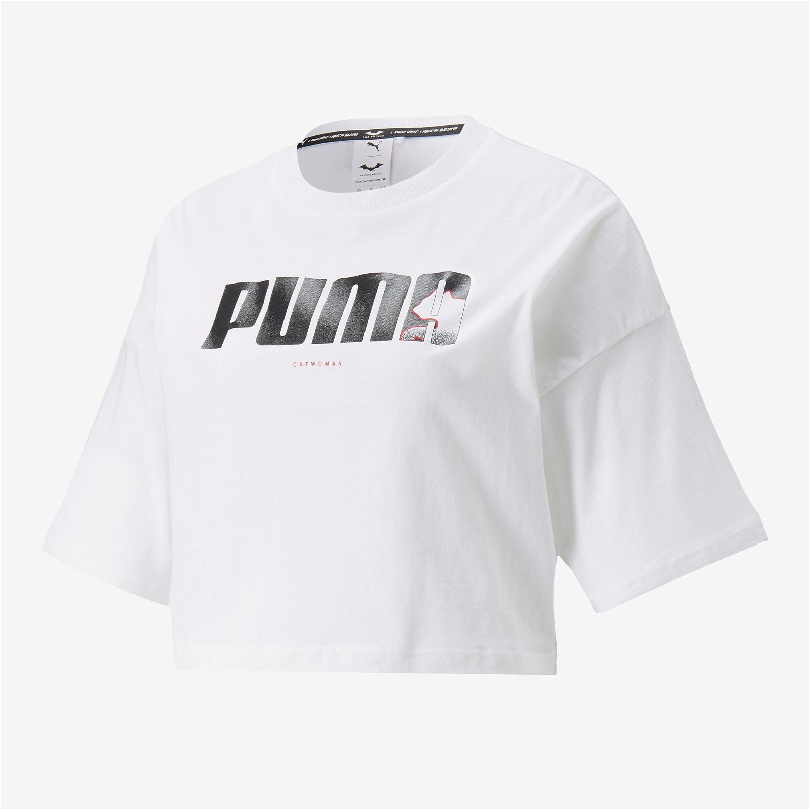 Puma  x Batman Kadın Beyaz T-Shirt