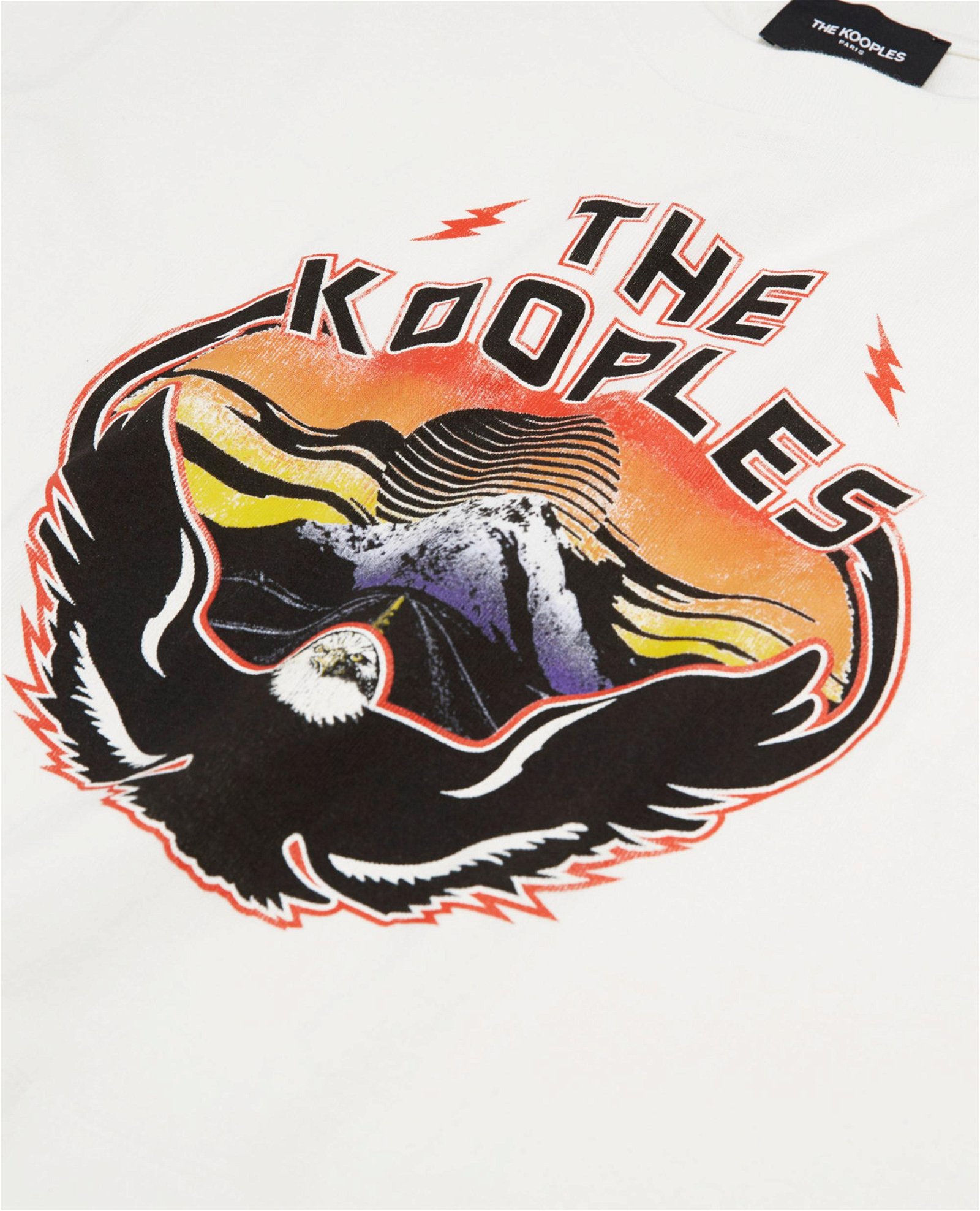 The Kopples Kadın Beyaz Baskılı T-shirt