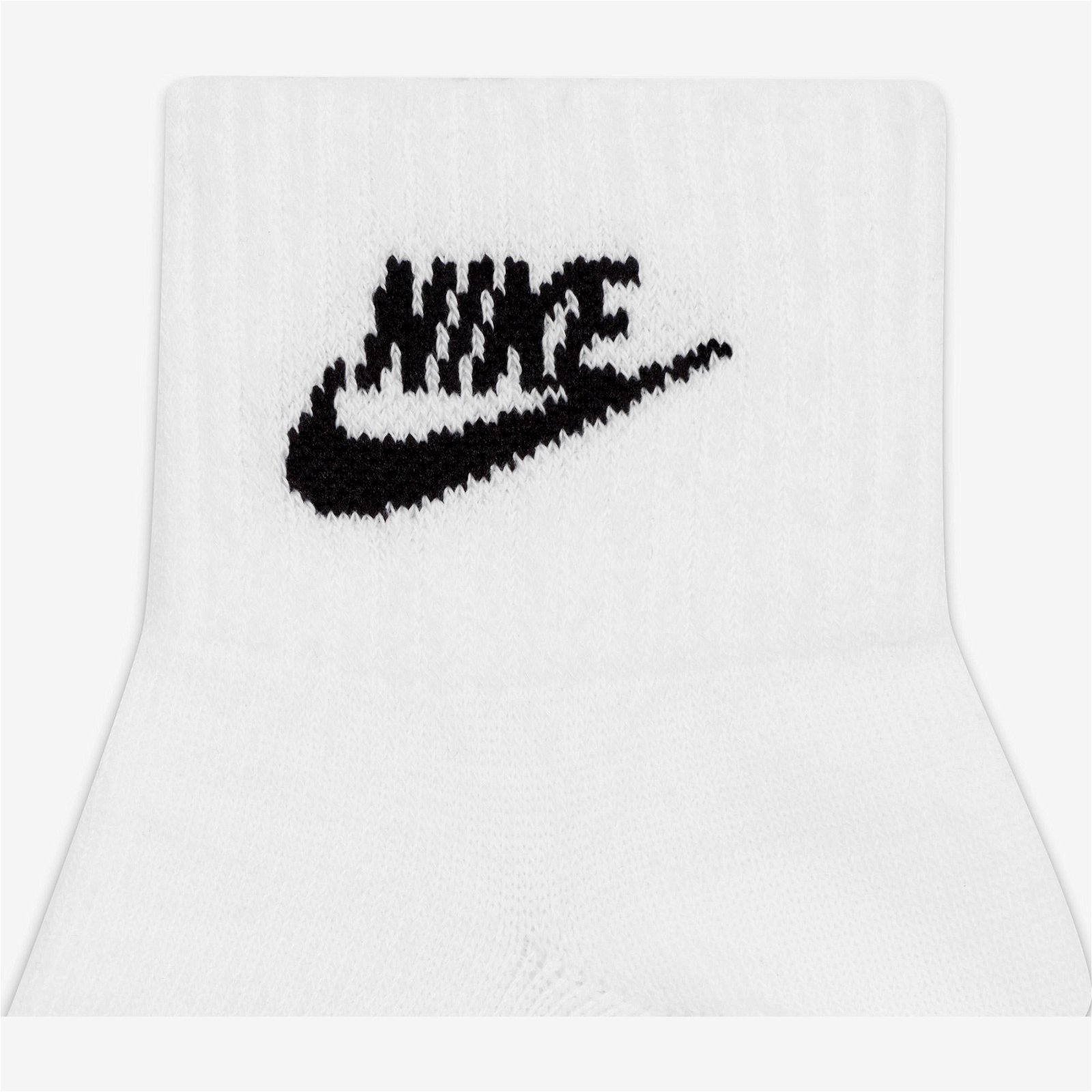 Nike Sportswear Everyday Essential An 3'lü Unisex Beyaz Çorap