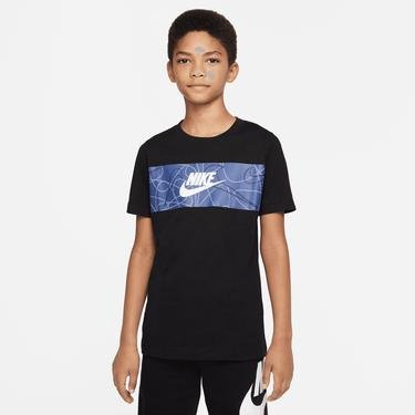  Nike Sportswear Futura Panel Çocuk Siyah T-Shirt