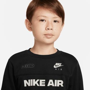 Nike Sportswear Air Crew Çocuk Siyah Sweatshirt Hoodie