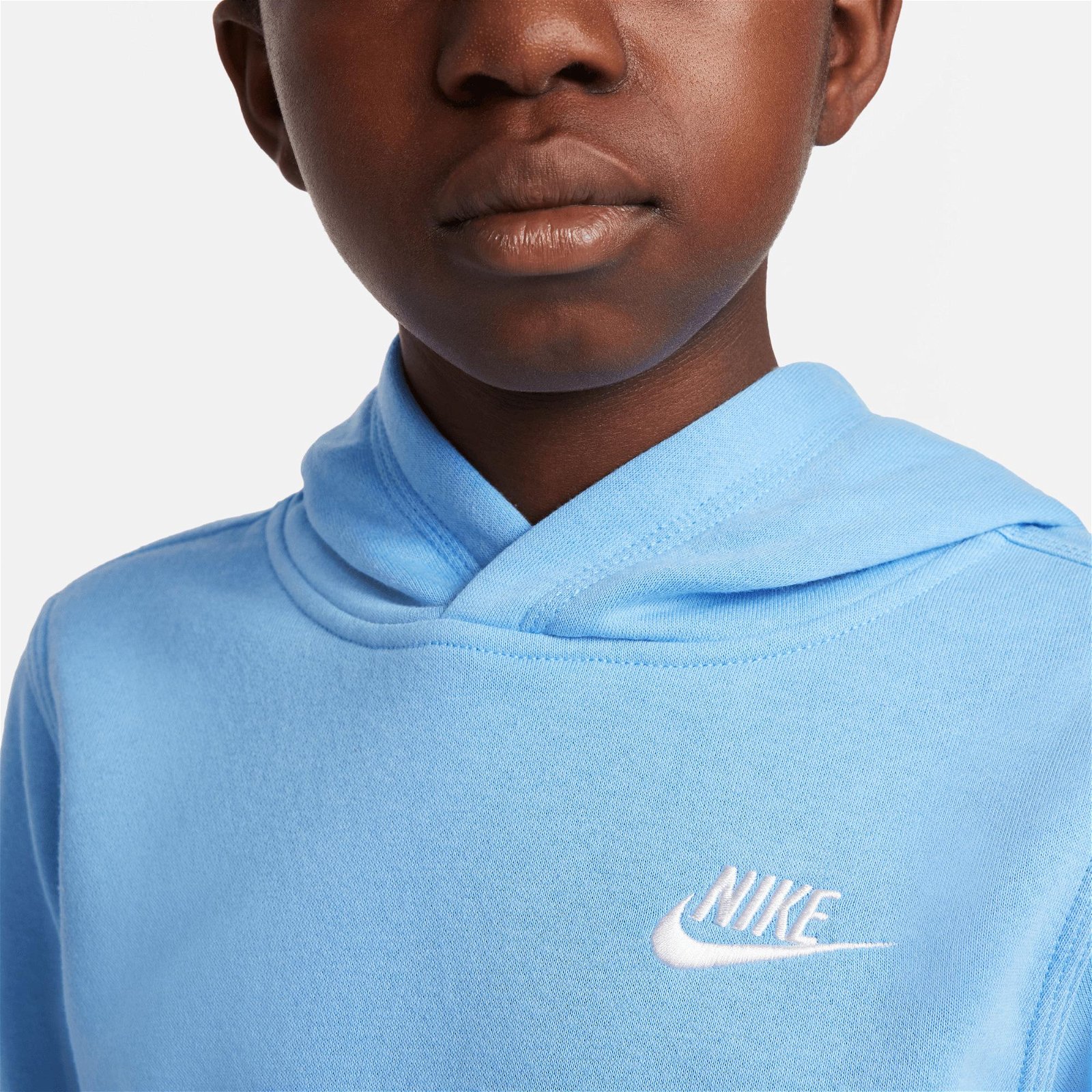 Nike Sportswear Po Club Çocuk Mavi Hoodie