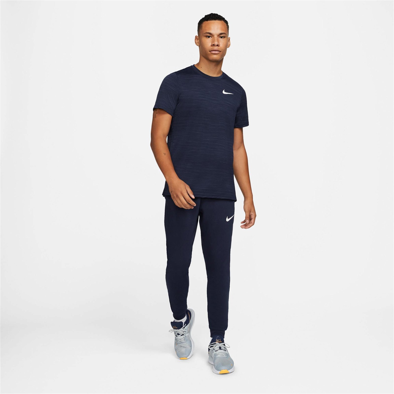 Nike Dri-Fit Superset Top Erkek Lacivert T-Shirt