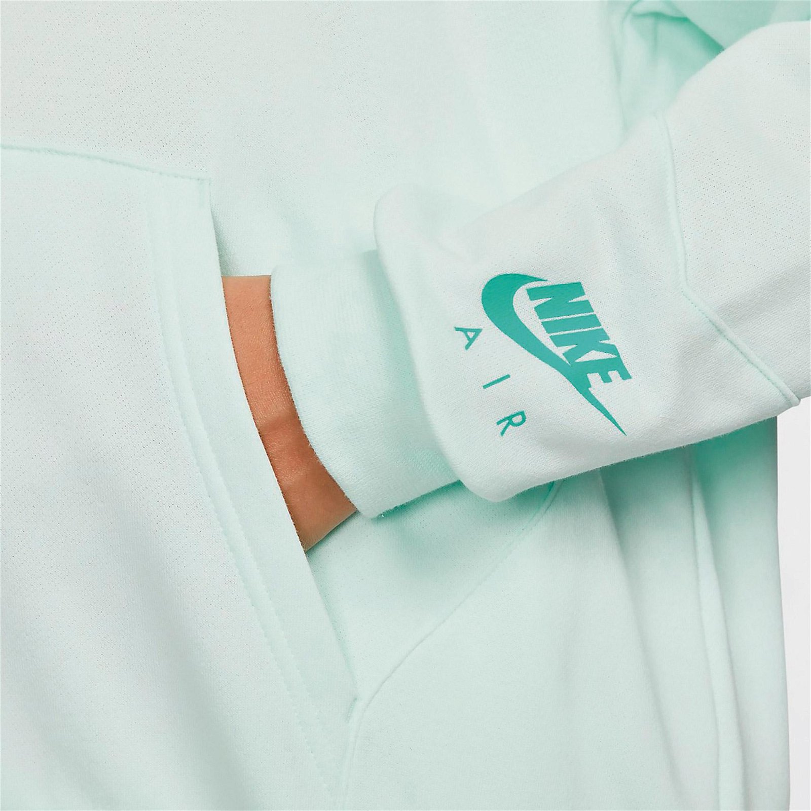 Nike Sportswear Air Fleece Kadın Yeşil Hoodie