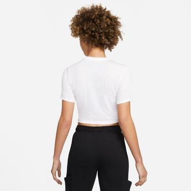  Nike Sportswear Slim Air Kadın Beyaz Crop Top