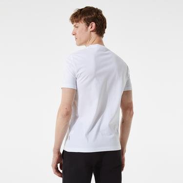  Calvin Klein Highshine Box Logo Erkek Beyaz T-Shirt