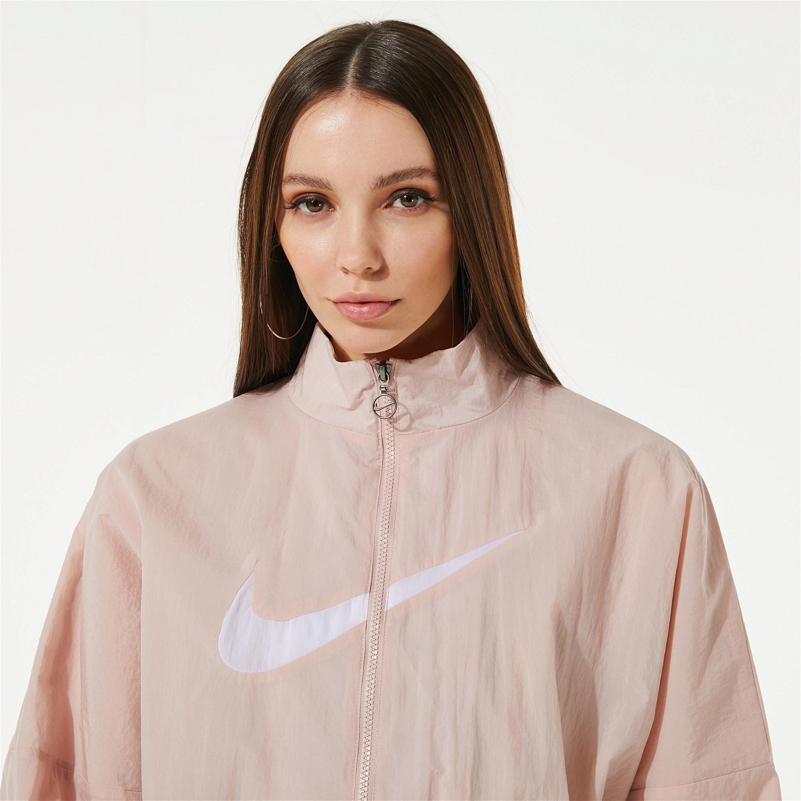 Nike Sportswear Essential Woven Hbr Kadın Pembe Ceket