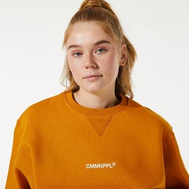  Common People Oversize Unisex Karamel Sweatshirt