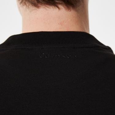  Calvin Klein Ma Shine Split Logo Erkek Siyah Sweatshirt