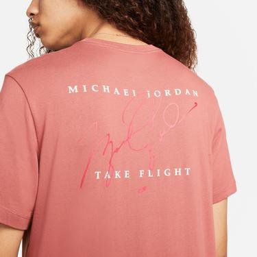  Jordan Flt Essential Air Gfx Crew Erkek Kırmızı T-Shirt