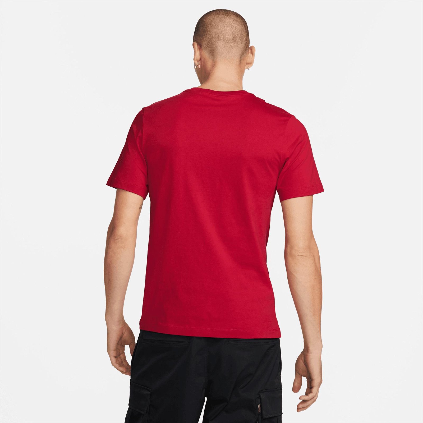 Jordan Game 5 Crew Erkek Kırmızı T-Shirt