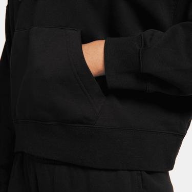  Jordan Essentialen Fleece Hoodie Core Kadın Siyah Sweatshirt