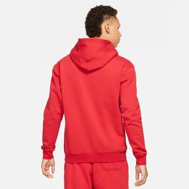  Jordan Essential Fleece Po Hoodie Erkek Kırmızı Sweatshirt