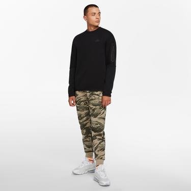 Nike Sportswear Essential Tech Fleece Cr Erkek Siyah Sweatshirt