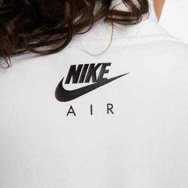  Nike Sportswear Air Fleece Qz Kadın Beyaz Sweatshirt