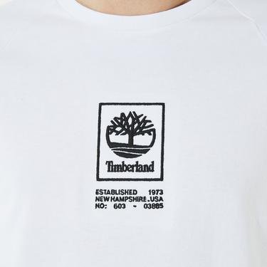  Timberland Hw Stack Erkek Beyaz T-Shirt