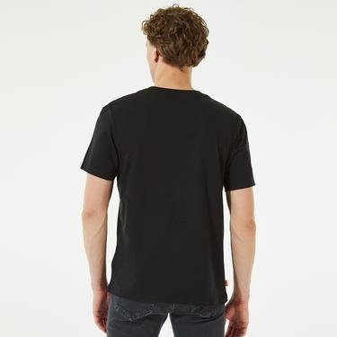  Timberland Tree Camo Erkek Siyah T-Shirt