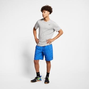  Nike Dri-FIT Crew Solid Erkek Gri T-Shirt