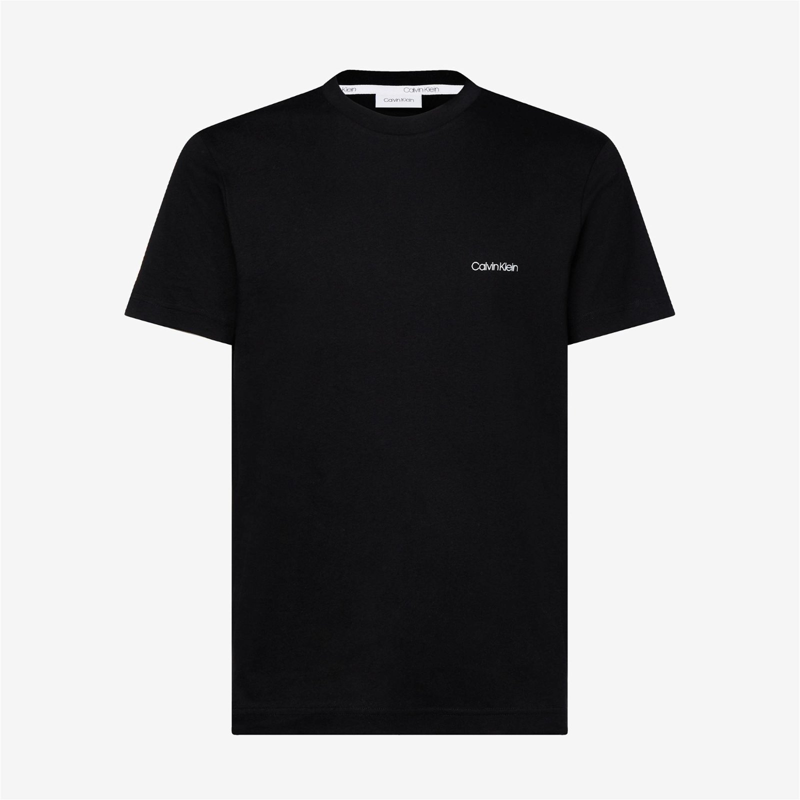 Calvin Klein Cotton Bisiklet Yaka Erkek Siyah T-Shirt