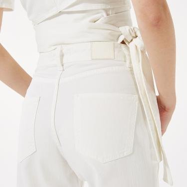  Cotier Ravello Denim Kadın Beyaz Pantolon