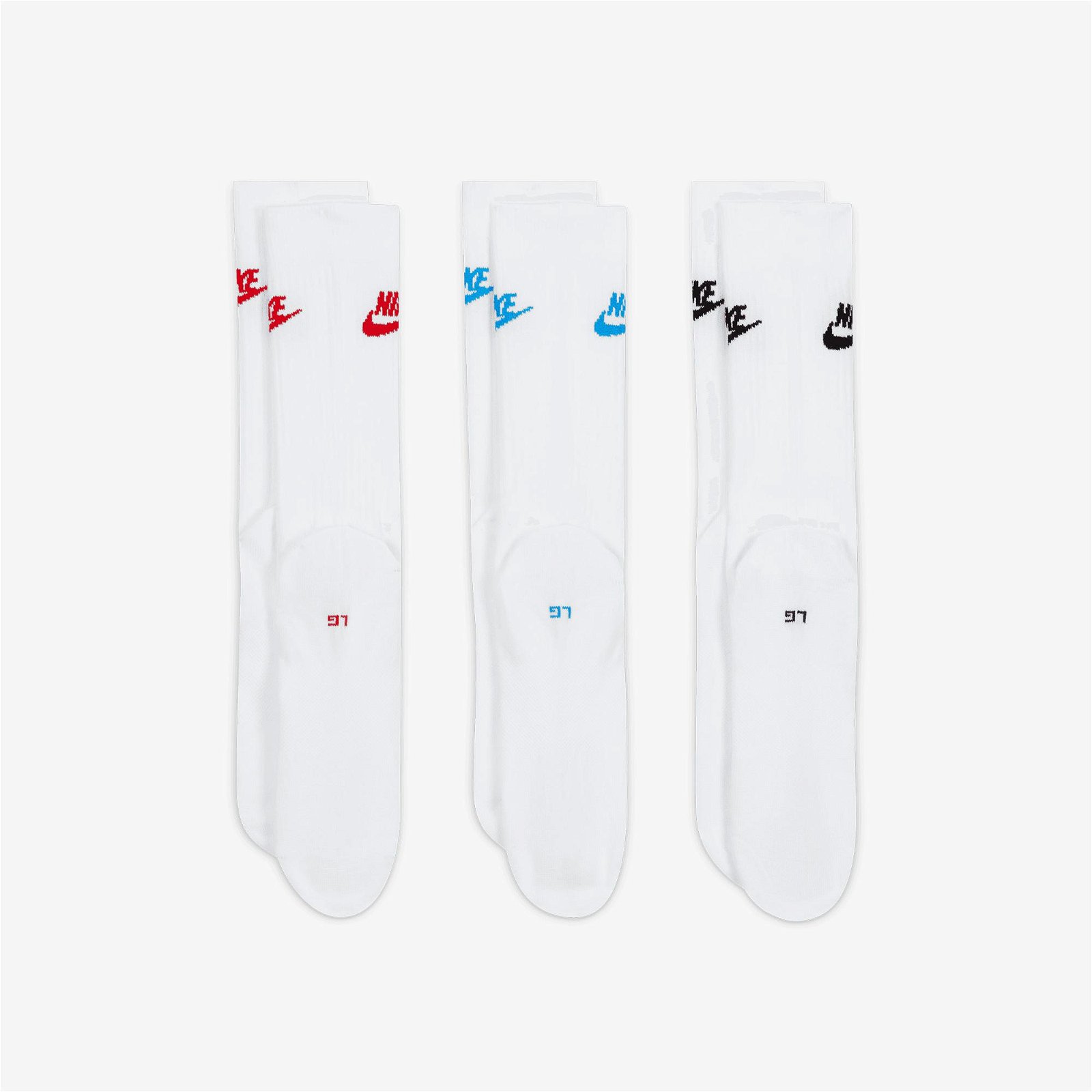 Nike Sportswear Everyday Essential Cr Unisex Renkli 3'lü Çorap
