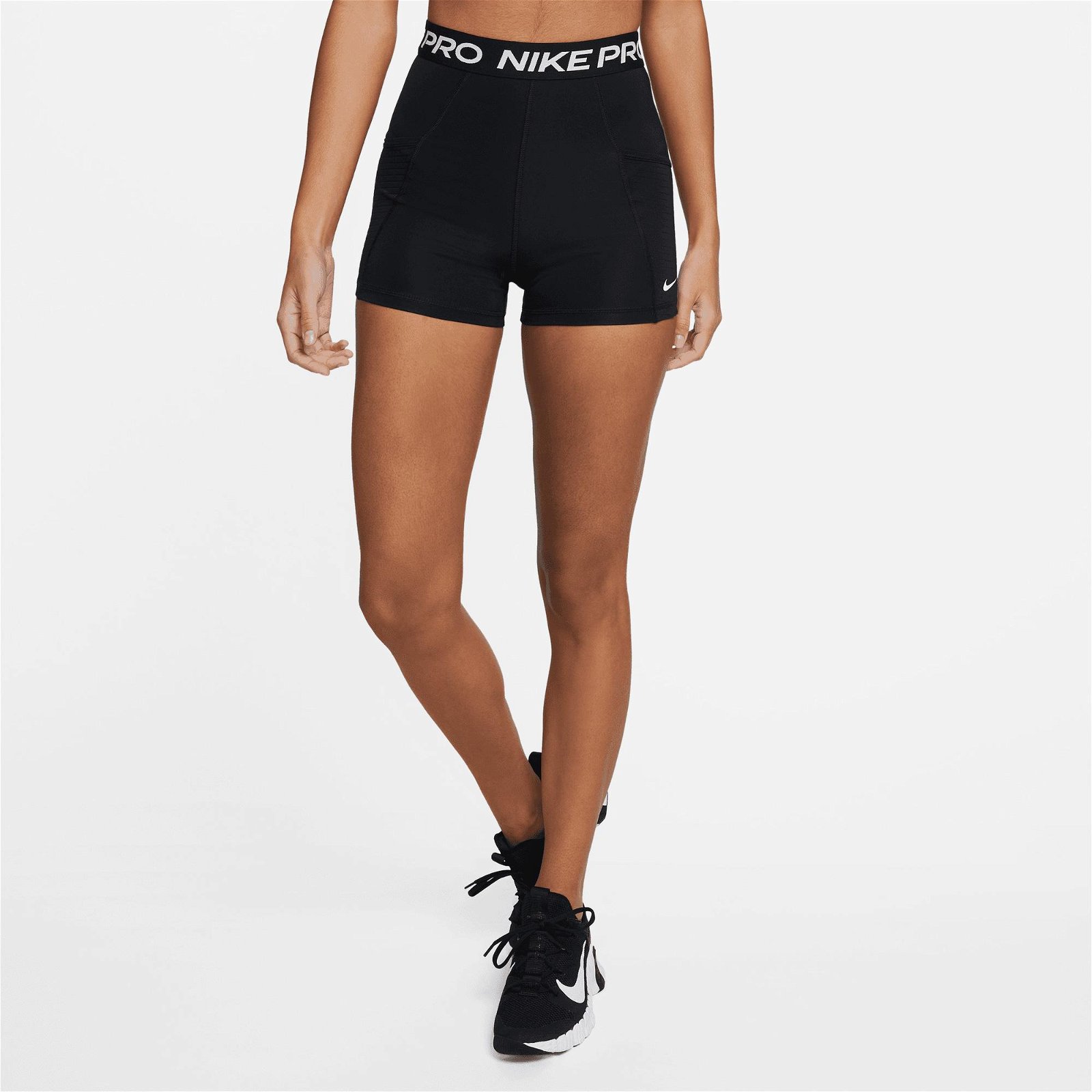 Nike Pro Dri-FIT Ssnl High Rise 3 İnç Ff Kadın Siyah Şort