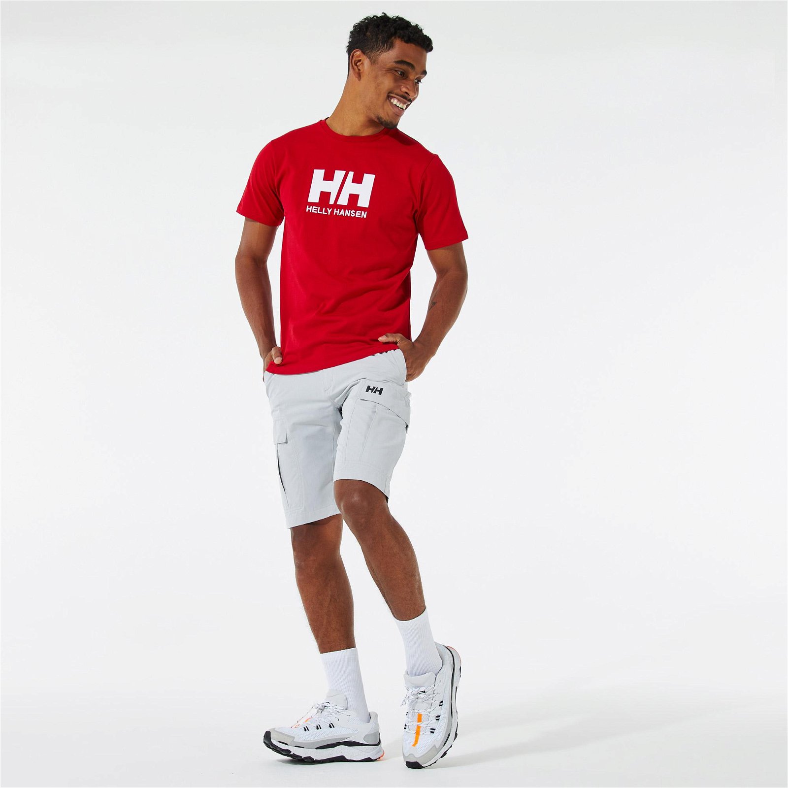 Helly Hansen Logo Erkek Kırmızı T-Shirt
