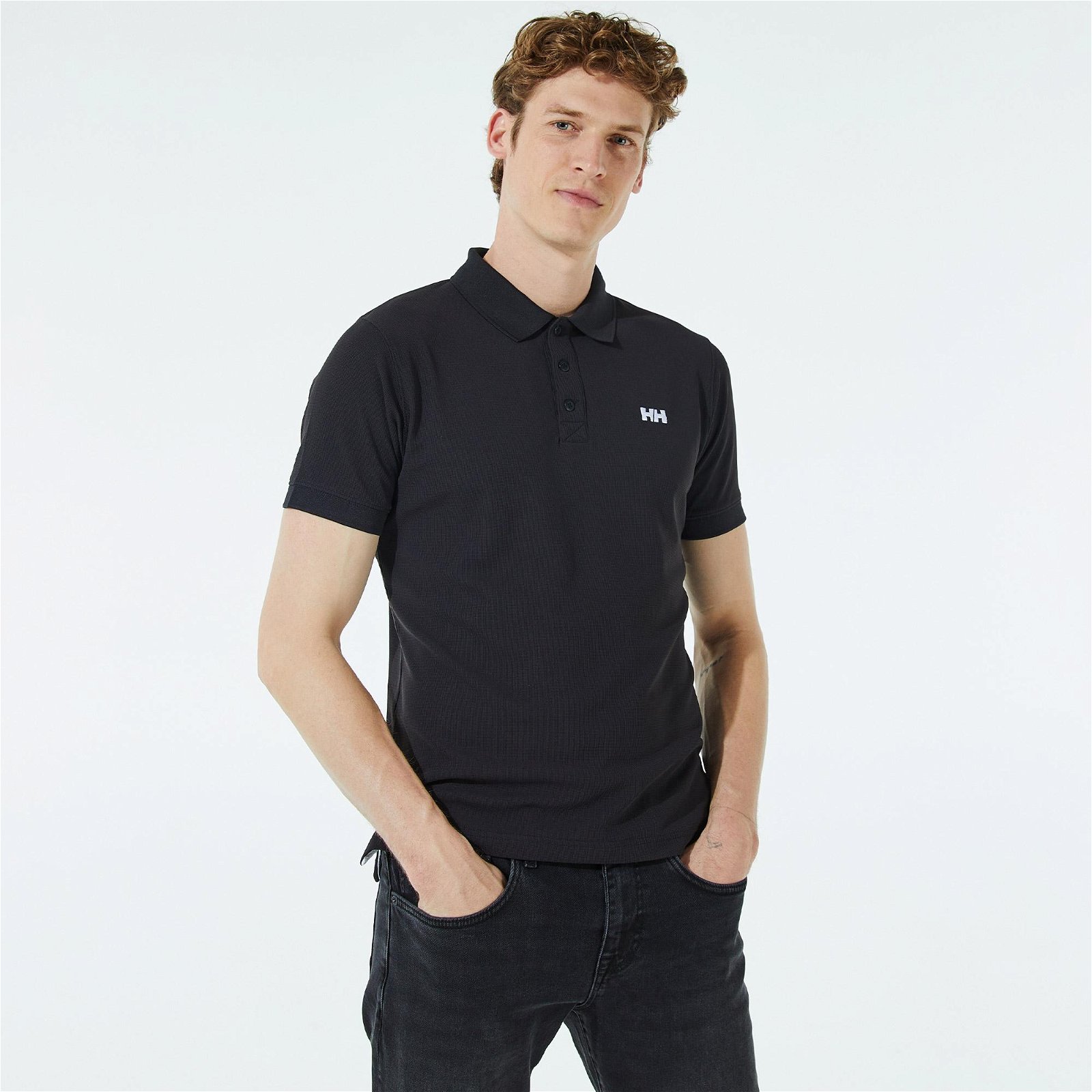 Helly Hansen Driftline Erkek Siyah Polo T-Shirt