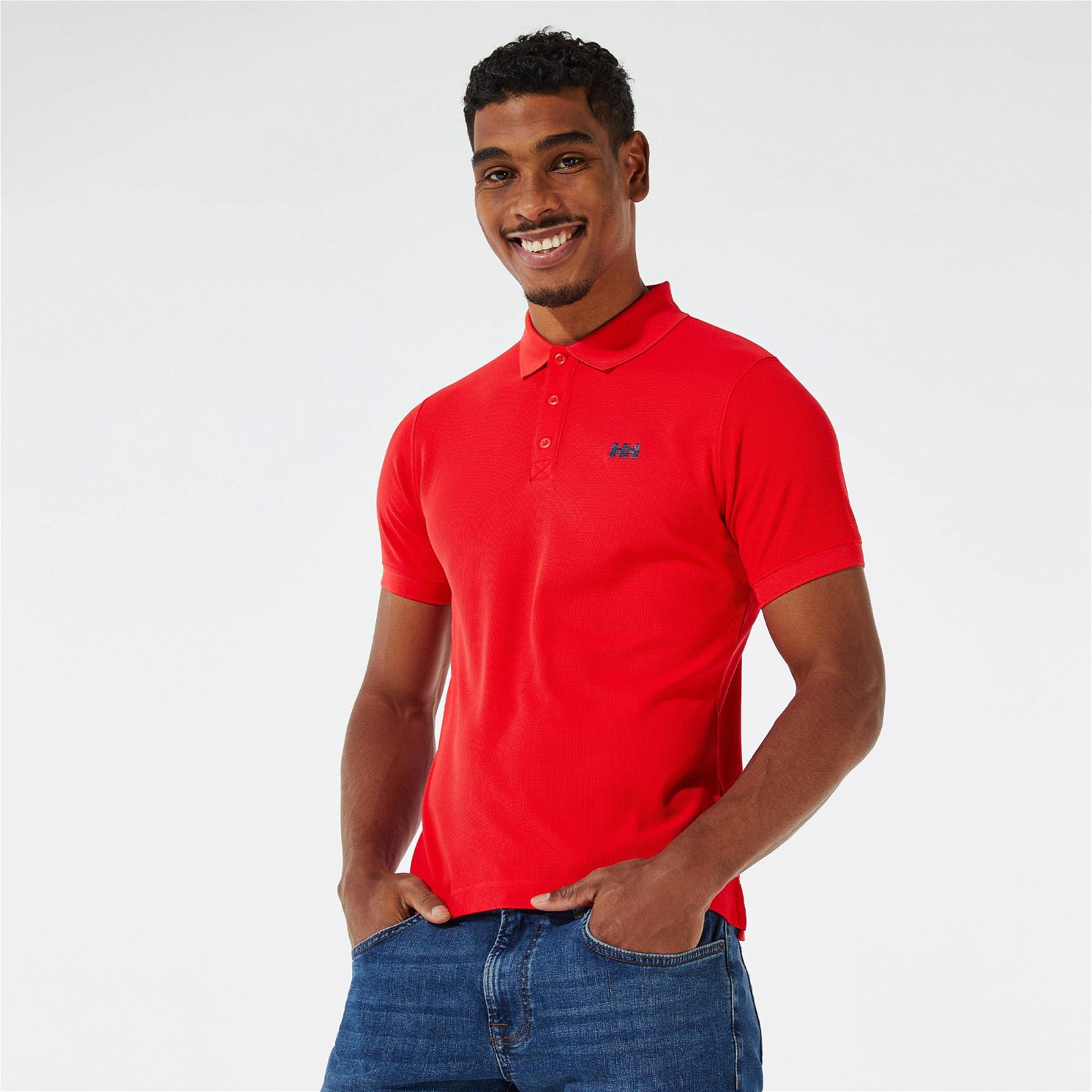 Helly Hansen Driftline Erkek Kırmızı Polo T-Shirt