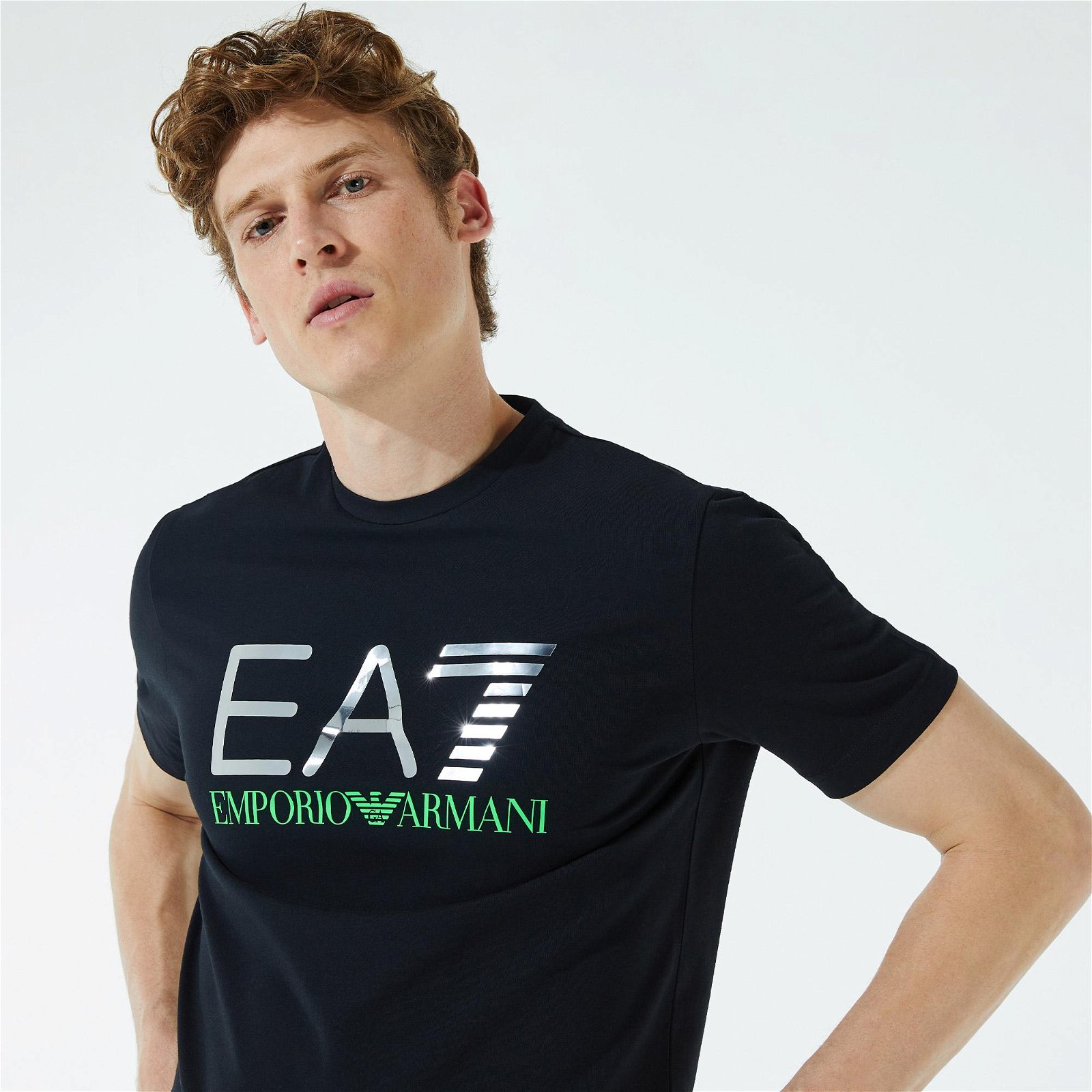 EA7 Emporio Armani Erkek Siyah T-Shirt