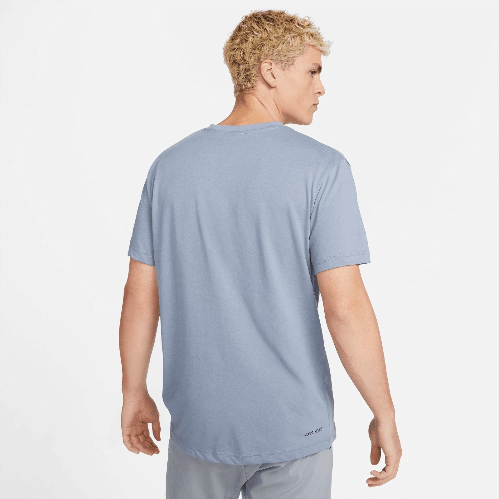 Nike Sportswear Dri-FIT Top Erkek Mavi T-Shirt