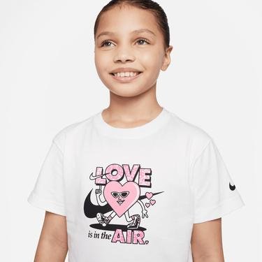  Nike Sportswear Dptl Valentine Çocuk Beyaz T-Shirt