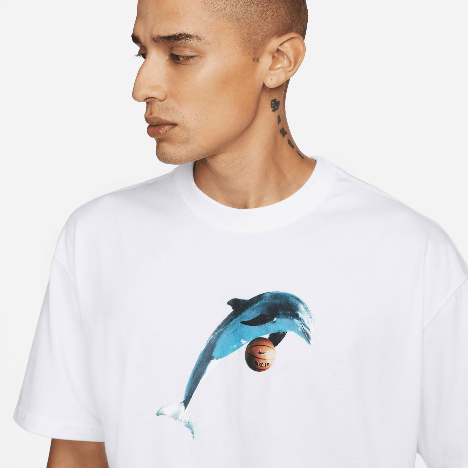 Nike Skateboarding Bernard Erkek Beyaz T-Shirt