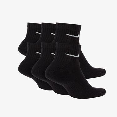  Nike Everyday Csh Ankl 6'lı 132 Unisex Siyah Çorap