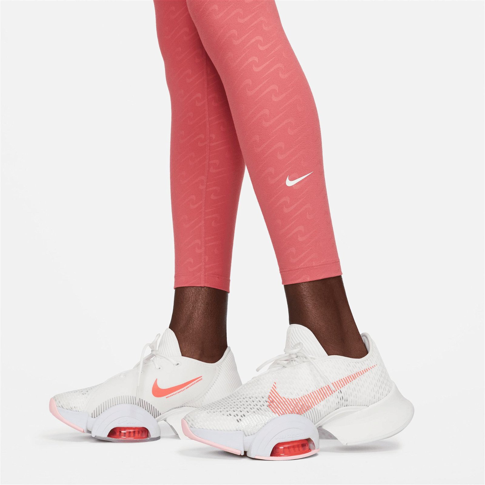 Nike One Dri-FIT Icon Clush Prt 7/8 T Kadın Pembe Tayt