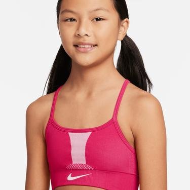  Nike Dri-FIT Indy Seamless Çocuk Pembe Bra