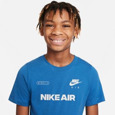 Nike Sportswear Air Hook Çocuk Mavi T-Shirt
