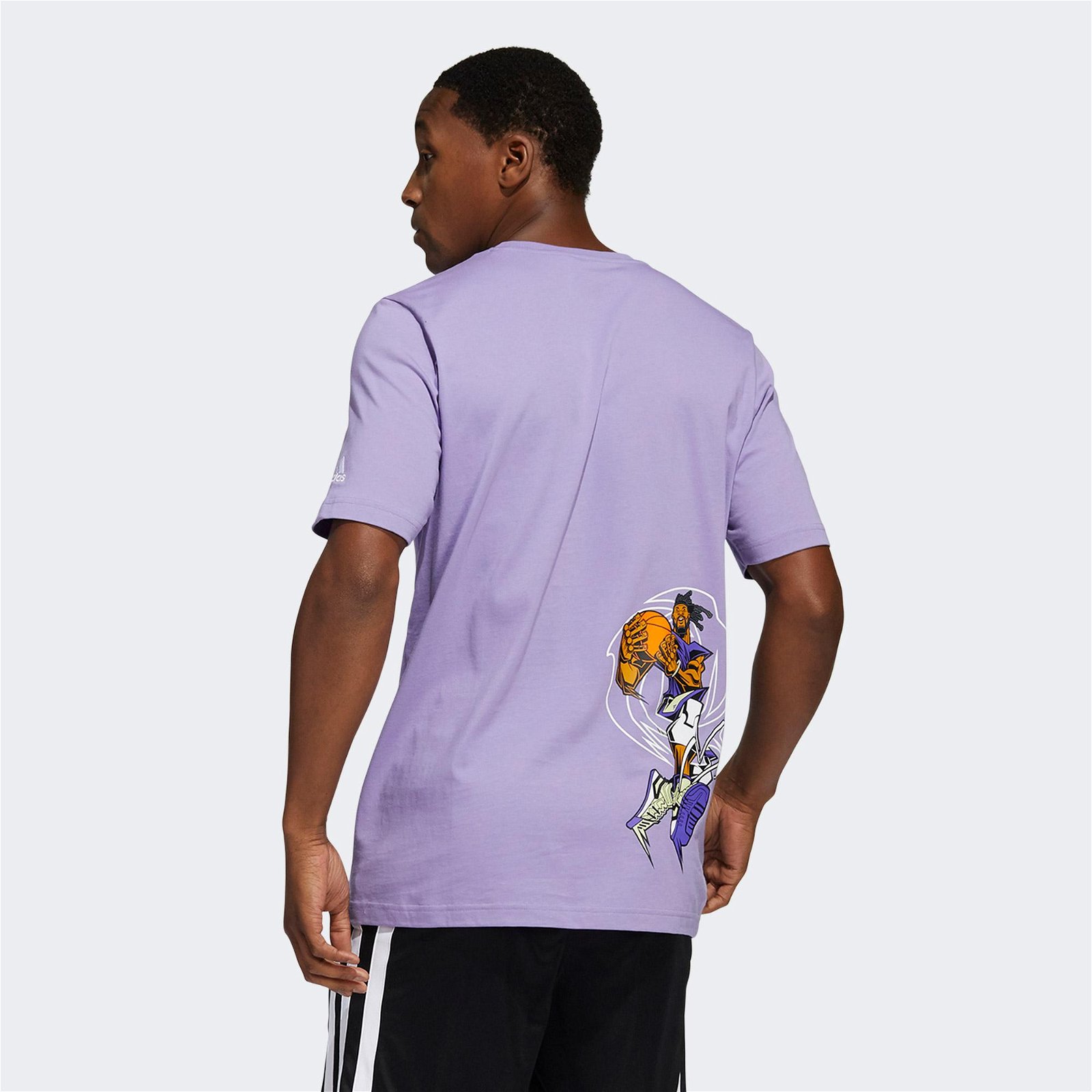 adidas Rose Avatar Erkek Mor T-Shirt