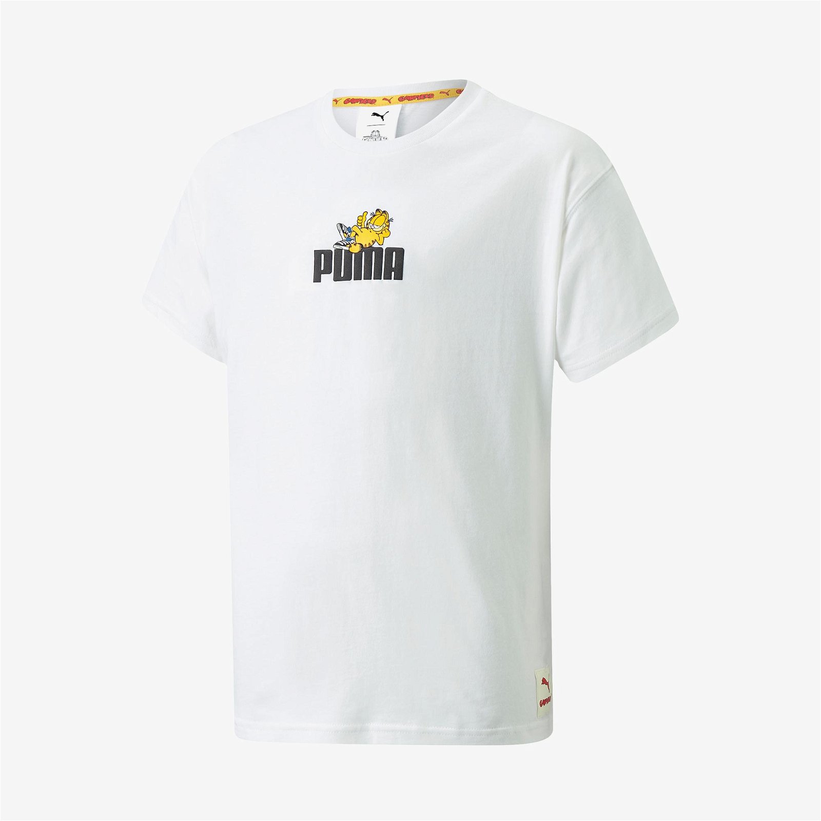 Puma x Garfield Çocuk Beyaz T-Shirt