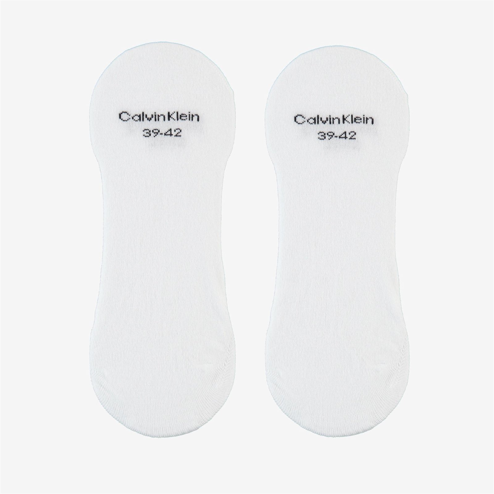 Calvin Klein High Cut 2'li Logo Erkek Beyaz Çorap