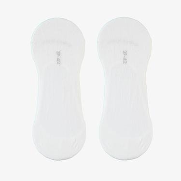  Calvin Klein Mid Cut 2'li Erkek Beyaz Çorap