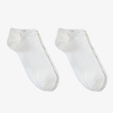  Calvin Klein 2'li Erkek Beyaz Çorap