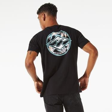  Billabong Rotor Diamond Erkek Siyah T-shirt