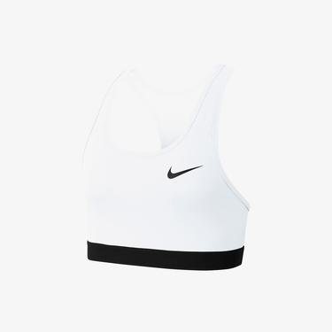  Nike Dri-FIT Swoosh Non-Padded Kadın Beyaz Bra