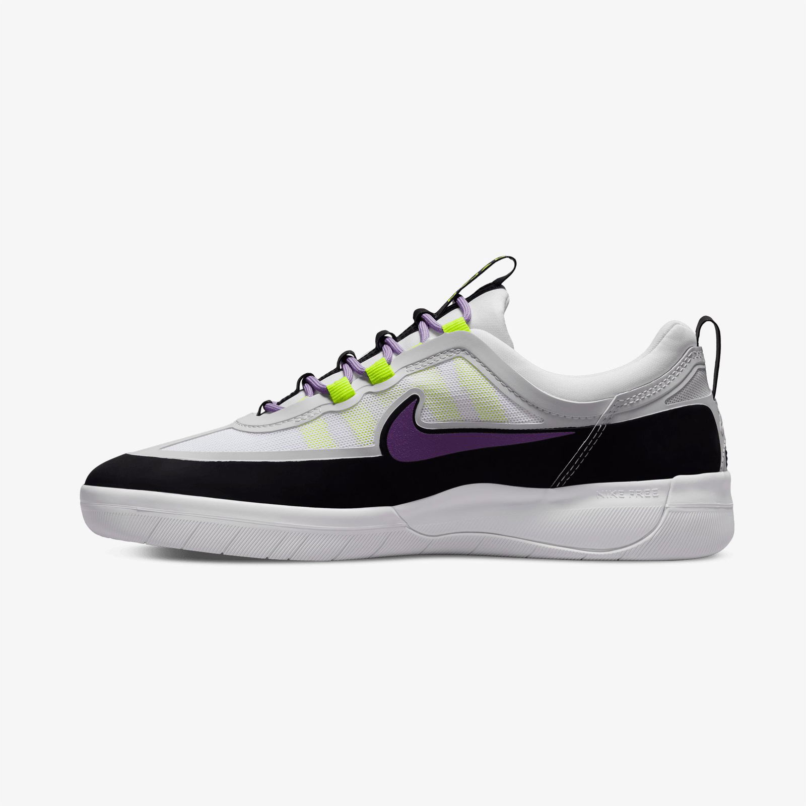 Nike Skateboarding Nyjah Free 2 Unisex Siyah Spor Ayakkabı