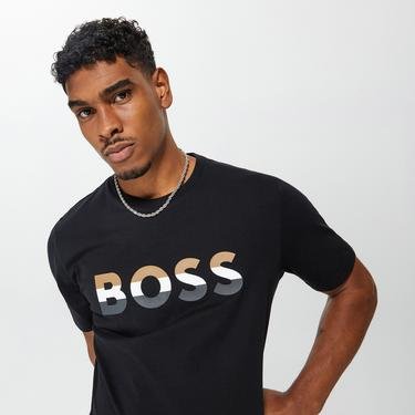  Boss Tiburt 272 Erkek Siyah T-Shirt