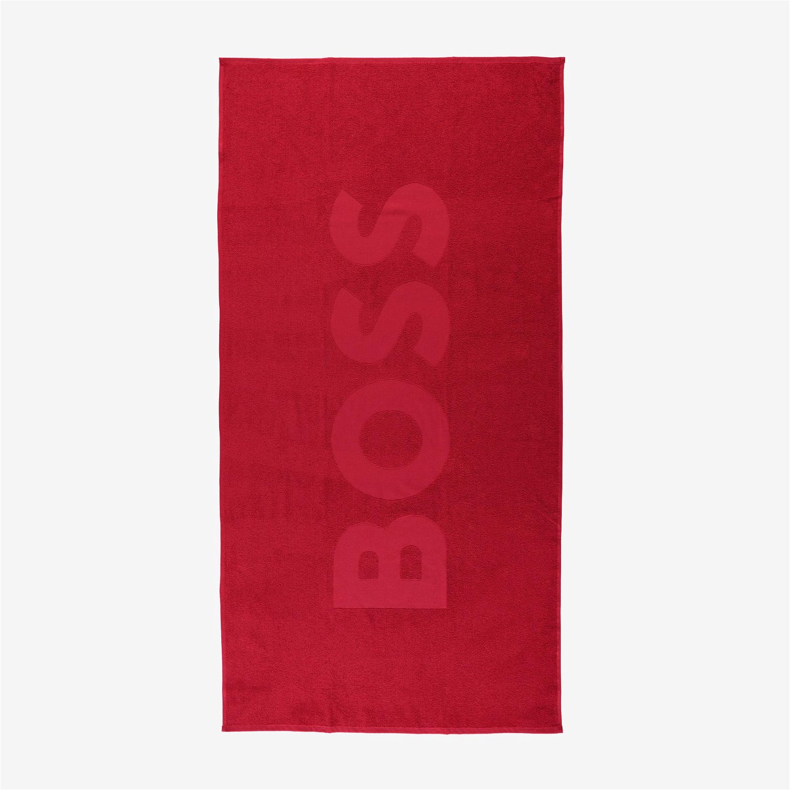 Boss Beach Towel Solid Erkek Kırmızı Havlu